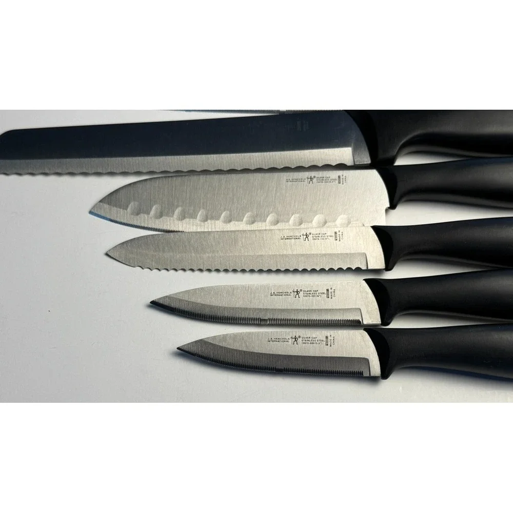 HENCKELS International Silvercap 6-Piece Starter Knife Set MICRO Serrated Edge